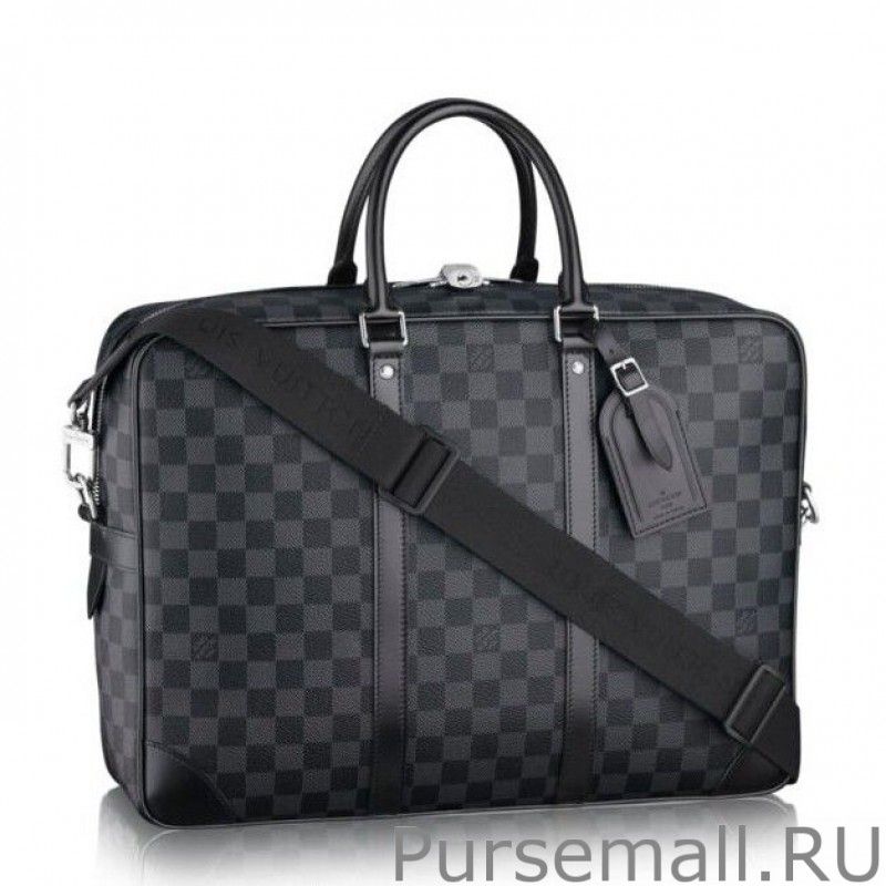 Porte Documents Voyage GM Damier Graphite N41123