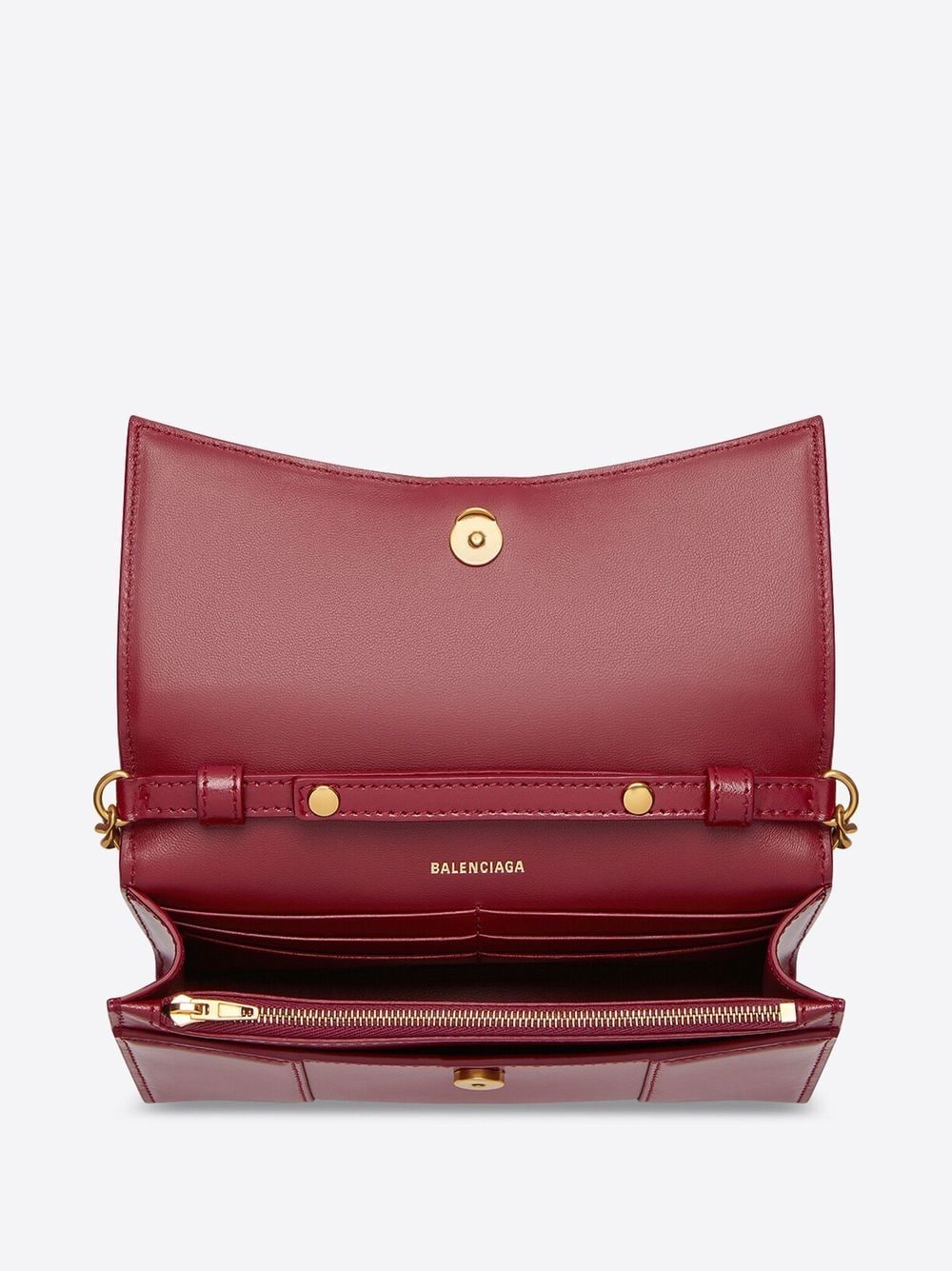 Ba*len*cia*ga valentine’s day 22 hourglass wallet shoulder bag