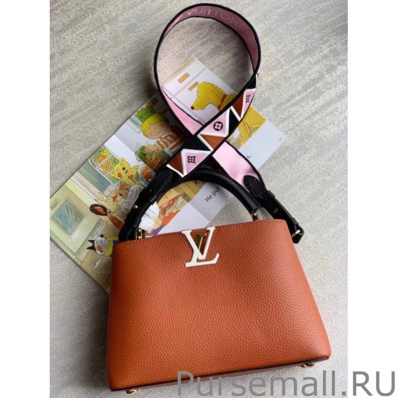 Capucines BB Bag In Brown Leather M59266