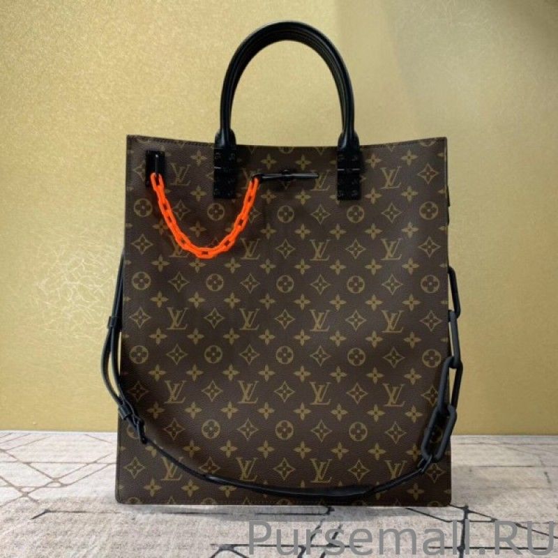 Sac Plat Monogram Solar Ray Canvas M44475