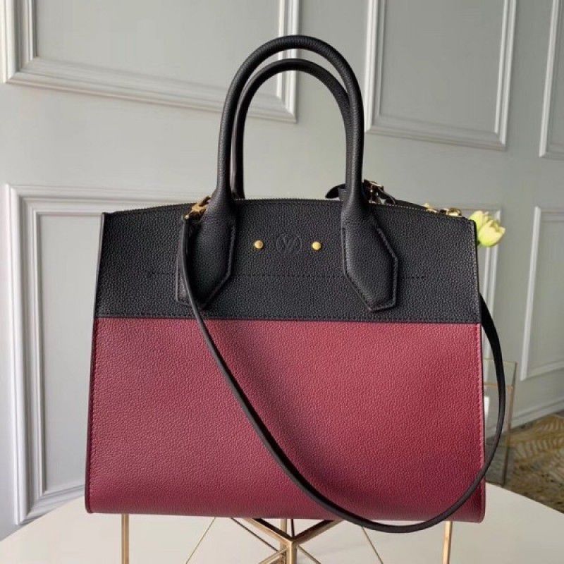 Prune City Steamer MM Bi-color Bag M54867