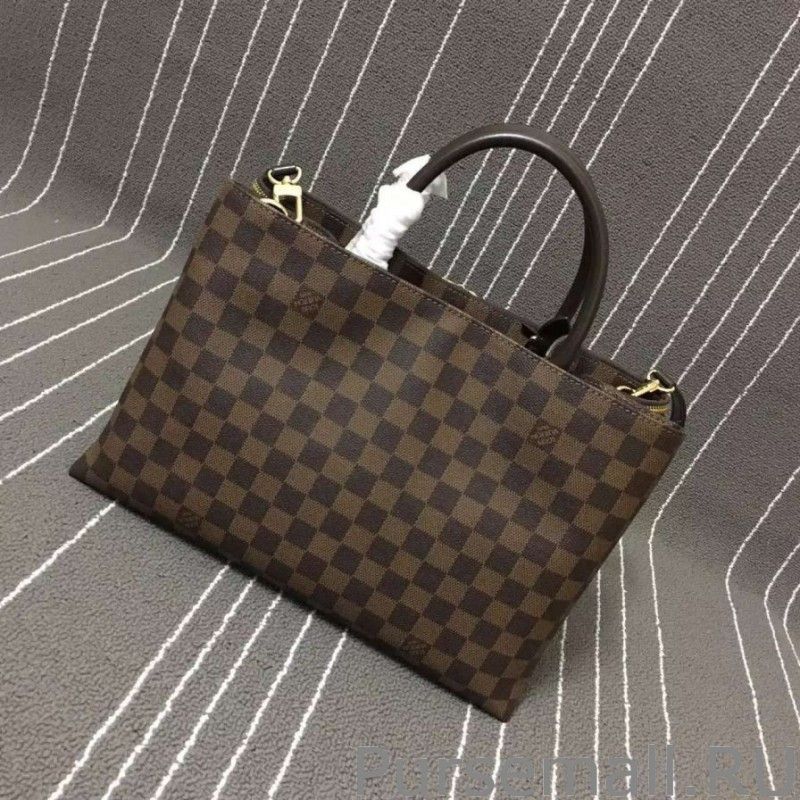 Brompton Bag Damier Ebene Canvas N41582