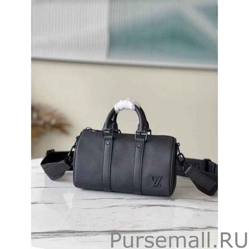 Keepall XS Bag Black Aerogram Leather M80950
