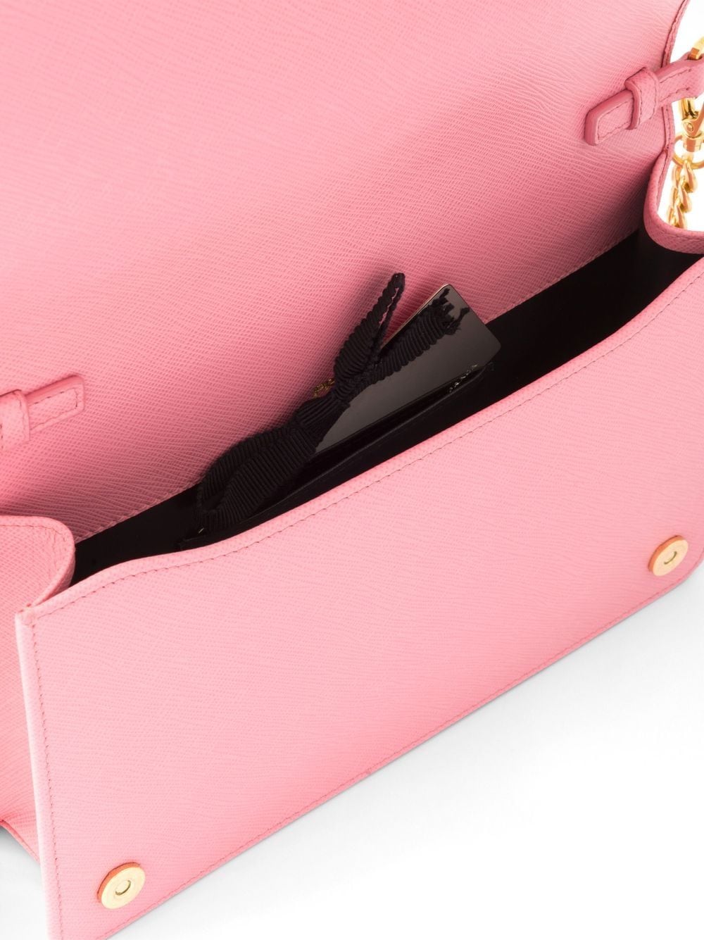 Pra*a saffiano leather mini bag