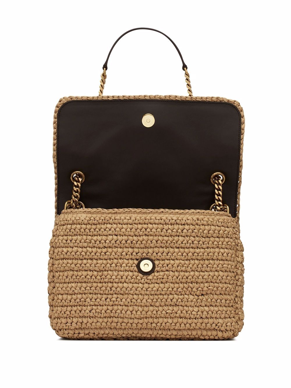 Saint Laurent medium Niki raffia shoulder bag