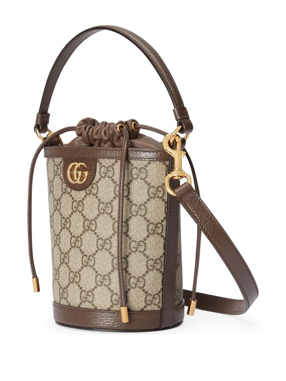 G*u*i mini ophidia gg-logo bucket bag