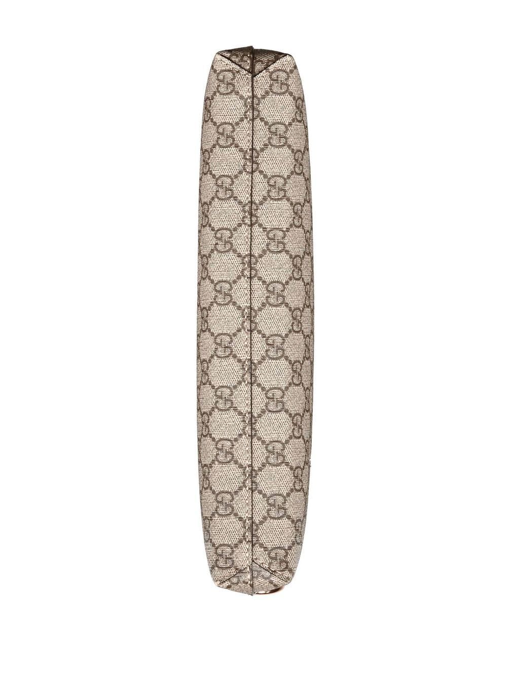 G*u*i interlocking g-print clutch bag